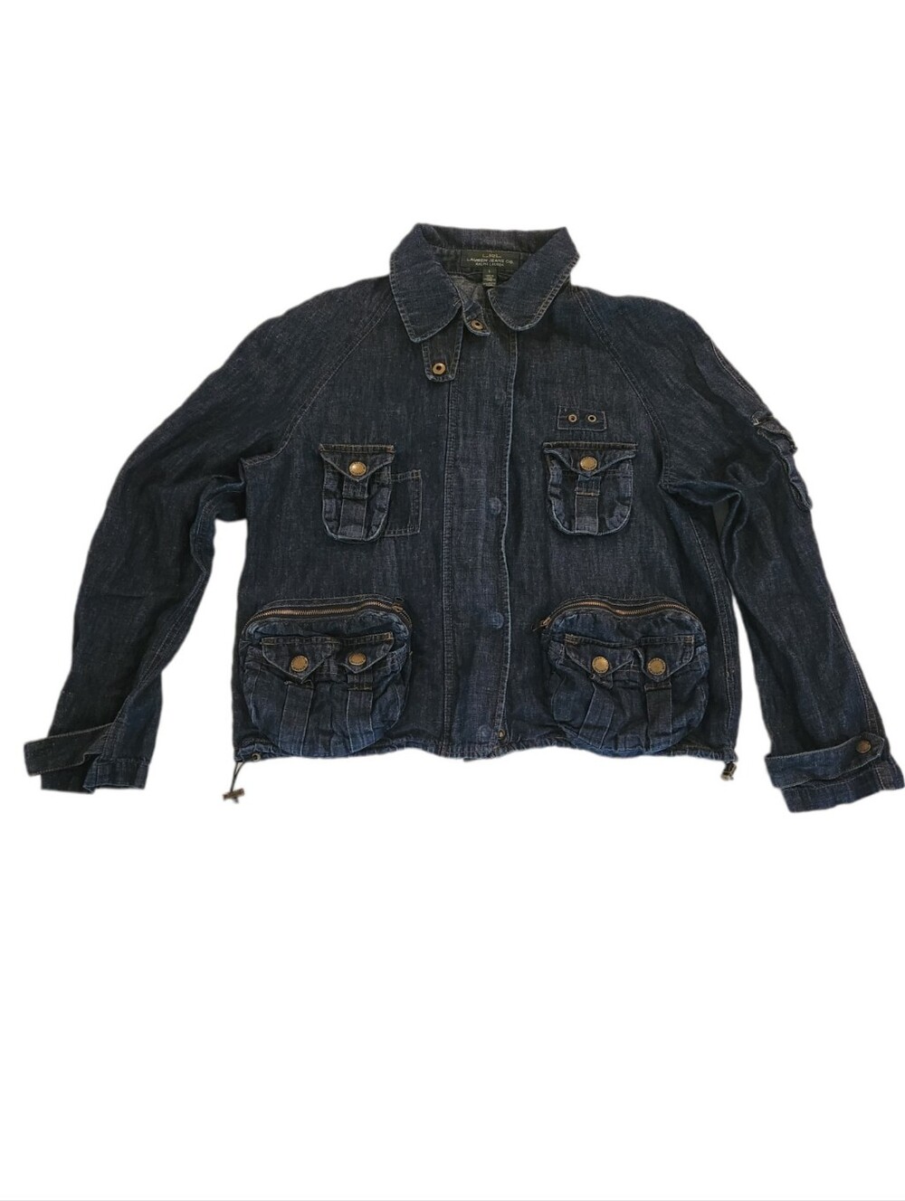 Lauren Jeans Co. Ralph Lauren | Dark Wash Denim Jacket - Women's Size Large